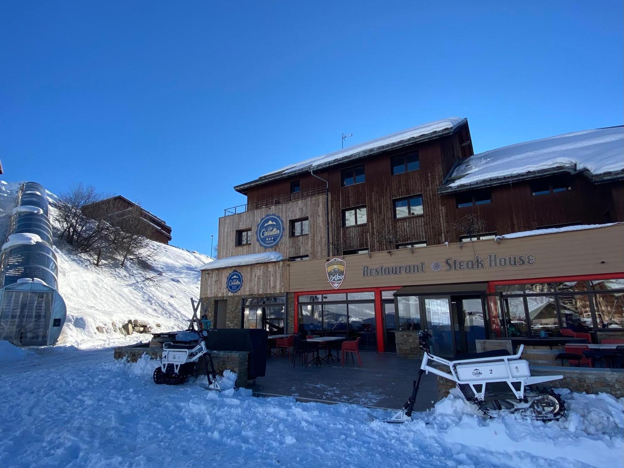 Hotel Club "Les Carrettes" Valmeinier Exterior foto